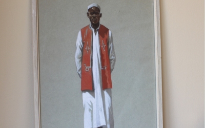 Watercolour Portrait of North African Man