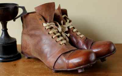 Antique Soccer Shoes