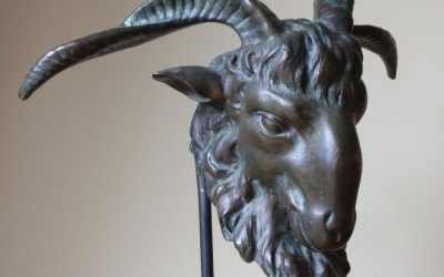 Bronze Ram's Head