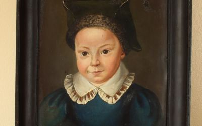 Girl Child Oil Painting
