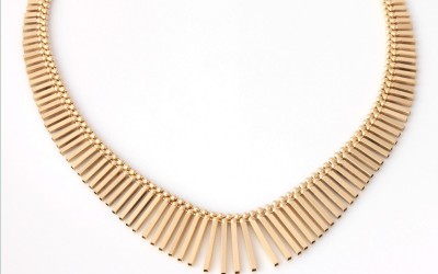 Gold Fringe Necklace