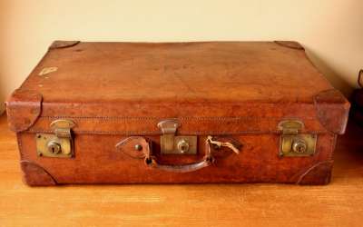 Large Antique Suitcase