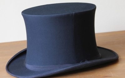 Black Opera Top Hat
