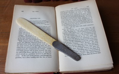 Silver Page Turner & Pen knife