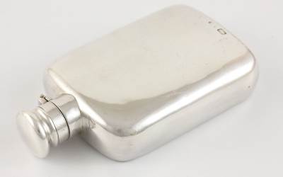 SS Silver Flask