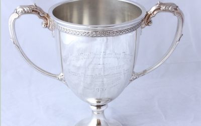 Silver Bowling Trophy