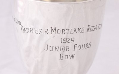 Silver Rowing Trophy