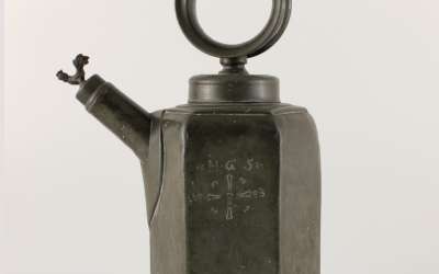 Swiss Pewter Wine Can