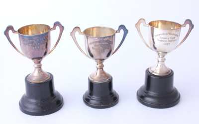 Three Tennis Trophies