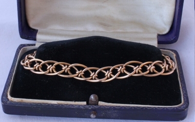 15ct Yellow Gold Link Chain Bracelet