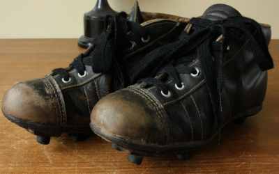Vintage Kids Soccer Boots