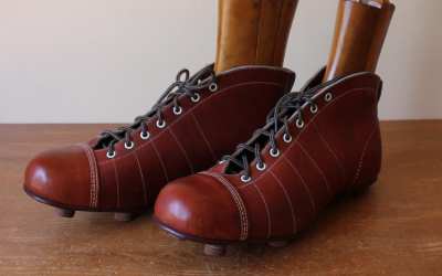 Vintage Red Football Boots