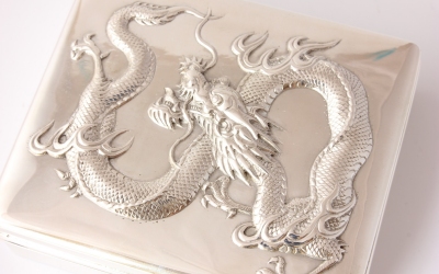 Wang Hing Silver Dragon Box