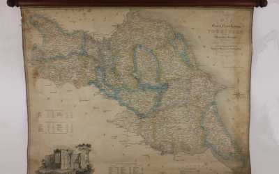 Yorkshire Wall Map 1840