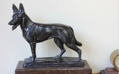 Alsatian Dog Bronze