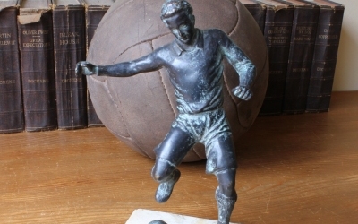 Bronze Footballer Statue