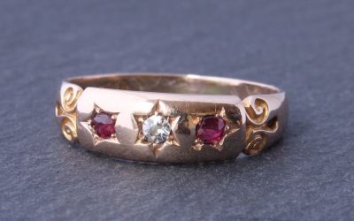 Garnet Gypsy Ring