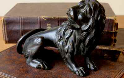 18th Century Bronze Lion