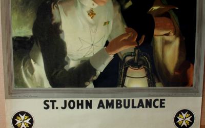 St John Ambulance Lithograph