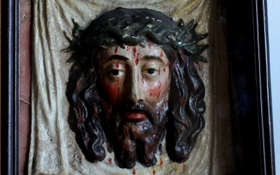 Antique Boxed Christ