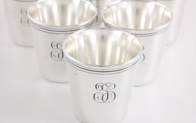 Antique Christofle Shot Cups