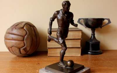 Antique French Football Figure