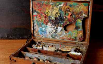Antique Lefranc Paintbox
