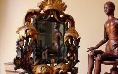 Antique Reliquary Mirror