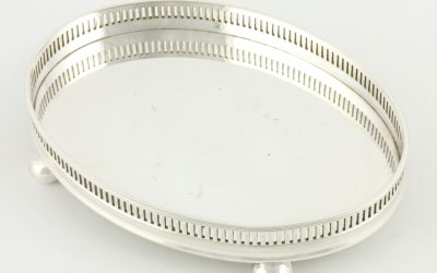 Antique Silver Plated Coaster