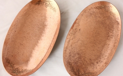 Arts And Crafts Copper Dishes