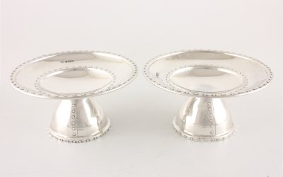 Arts Crafts Silver Dishes