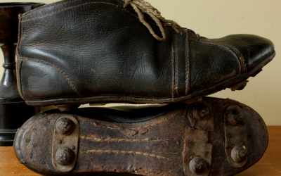 Black 1950 Football Boots