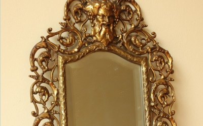 Brass Bacchus Wall Mirror