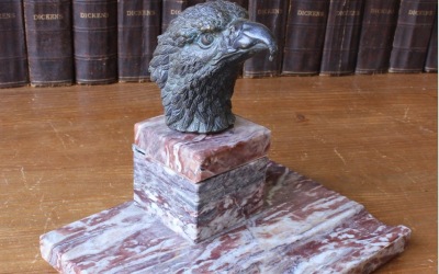 Bronze Eagle Desk Stand