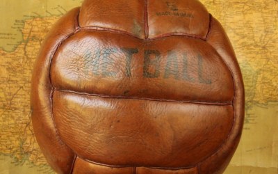 Brown Leather Netball