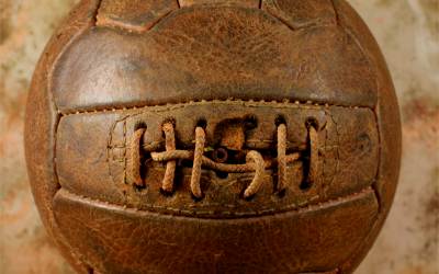Brown Vintage Soccer Ball
