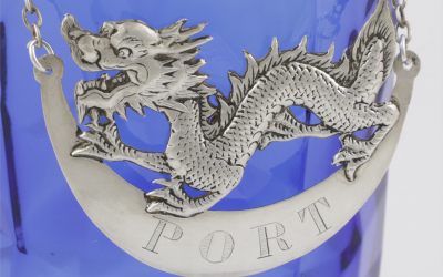 Chinese Silver Dragon Port Label
