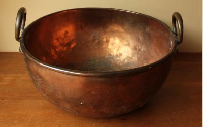 Copper Chocolate Bowl
