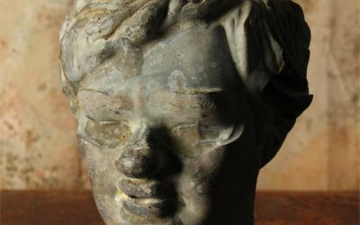 Copper Toy Male Head