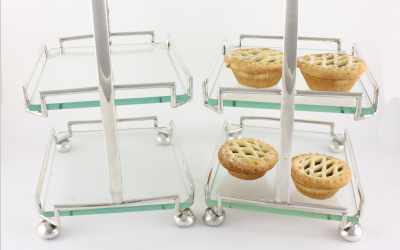 Deco Plated Cake Stands
