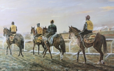 Horse Racing Print