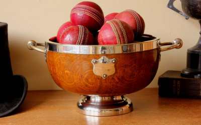English Oak Cricket Bowl