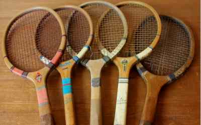 Five Vintage Rackets