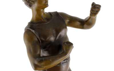 French Boxer Figure