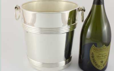 French Silver Plated Wine Cooler