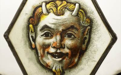 German Glass Imp Panel