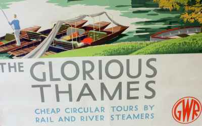 Glorious Thames GWR Poster
