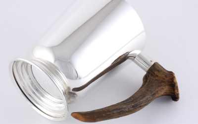 Horn Handle Tankard Mug