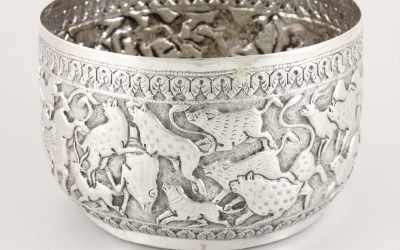 Indian Silver Animal Bowl