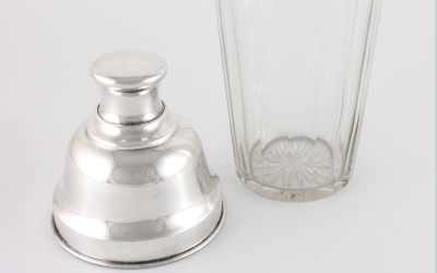Large Glass Plated Shaker